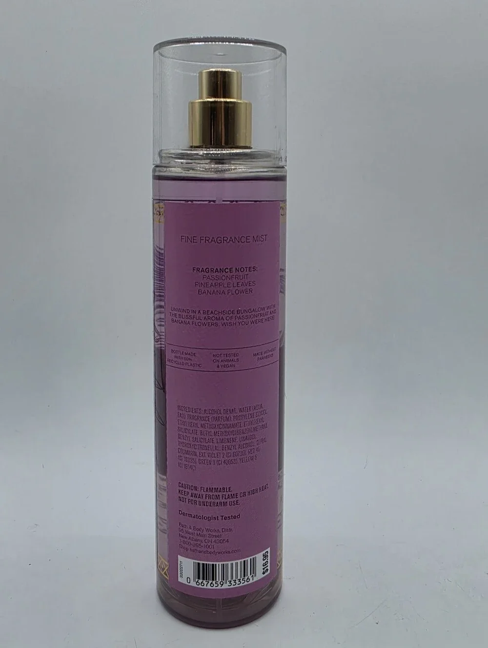 Bath and Body Works Bahamas Passion Fruit Banana Flower Mist